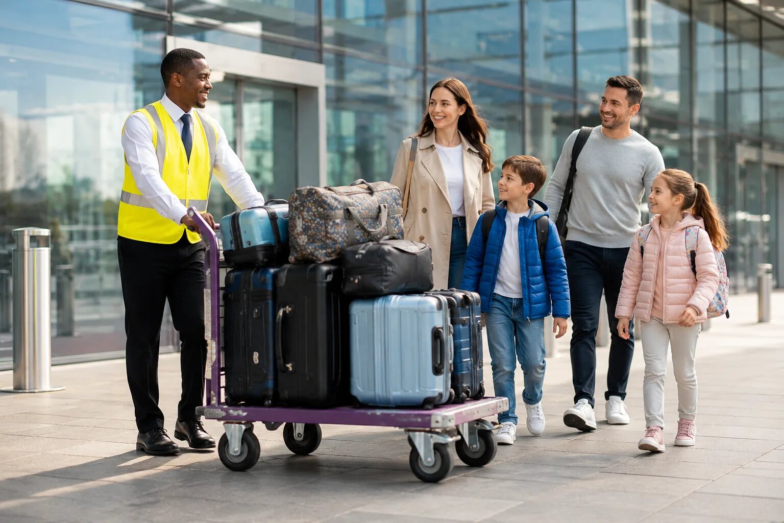 Airport Porter Support — Best for families and groups