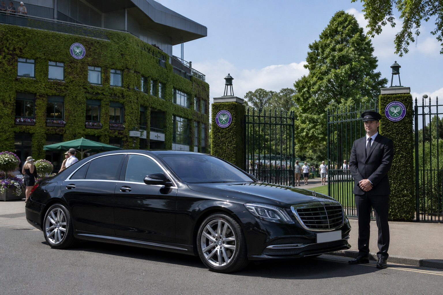 Wimbledon Chauffeur Service — A chauffeur remains allocated to you
