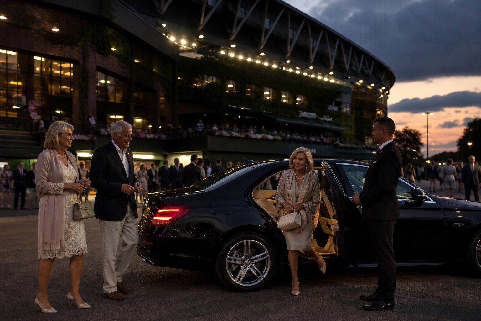 Wimbledon Chauffeur Service — Collection after the tennis