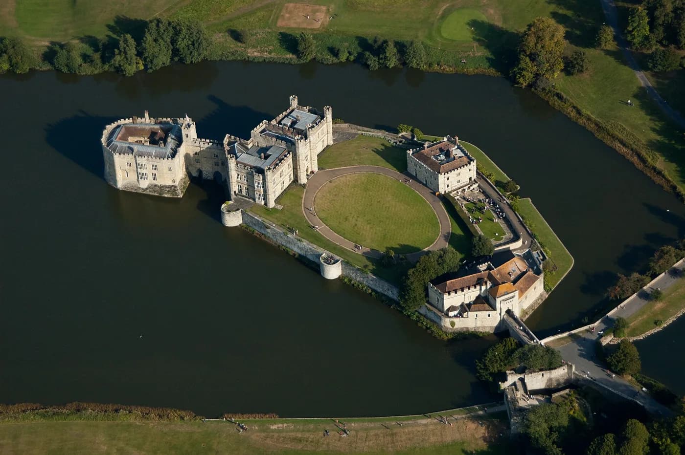 Leeds Castle from the west