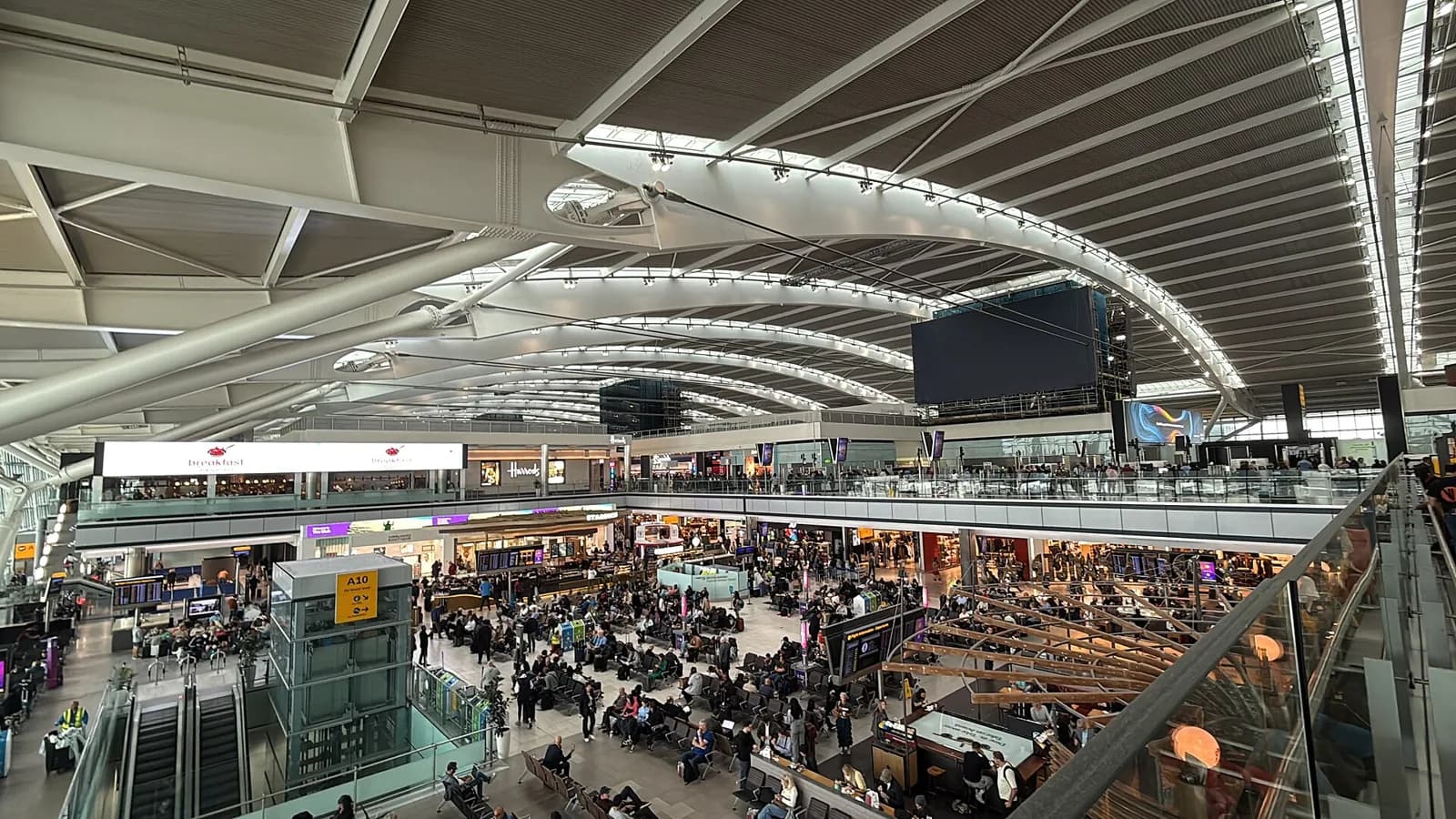 Interior of Heathrow Airport Terminal 5