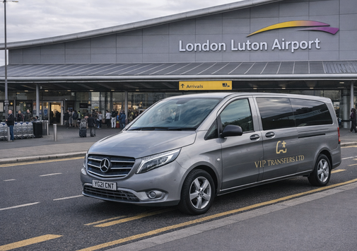 Luton Airport private transfer terminal pickup